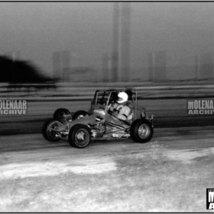 Vintage Race Photo Midget Cars at Molenaar/Illiana Motor Speedway