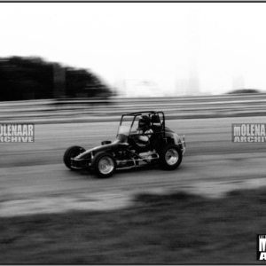 Vintage Race Photo Midget Cars at Molenaar/Illiana Motor Speedway