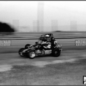 Vintage Race Photo Midget Cars at Molenaar/Illiana Motor Speedway