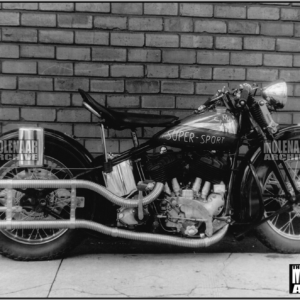 Vintage Photo Highly Period Modified ULH – Molenaar Harley-Davidson