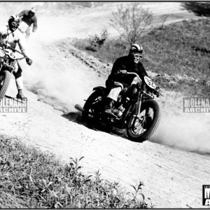 Vintage Molenaar Harley-Davidson TT Race Photo (1940’s)