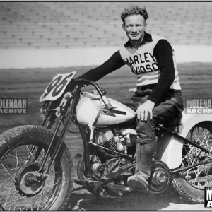 Vintage Molenaar Harley-Davidson Photo Poster – 1930’s Period Modified WLDR