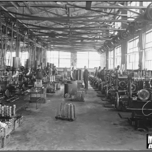 Vintage Harley-Davidson Photo Poster – Milwaukee Manufacturing Factory 1918