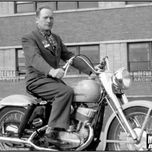 Vintage Harley Motorcycle PHOTO – Harry Molenaar on 1952 K-Model