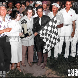 Vintage Harley Race Photo “Harry & Signe Molenaar: Race Promoters”