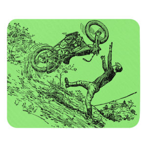 Vintage Harley-Davidson Hill Climb (Cuts and Mats) Motorcycle Mousepad