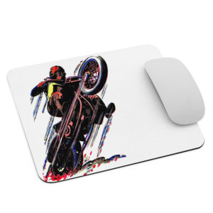 Vintage Hill Climb Race Artwork Motorcycle Mousepad 1930-40s