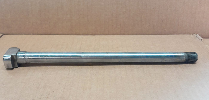 ORIGINAL HARLEY REAR AXLE (OLD CHROME) #41552-36 - KNUCKLEHEAD