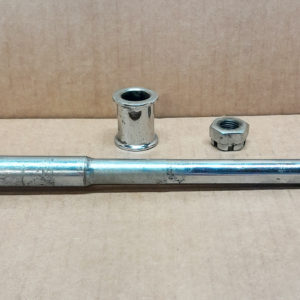 ORIGINAL HARLEY 45 FRONT AXLE, SPACER, CASTLE NUT – KNUCKLEHEAD