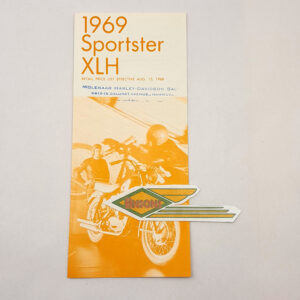 ORIGINAL HARLEY (1969 XLH SPORTSTER) SALES PAMPHLET- KNUCKLEHEAD