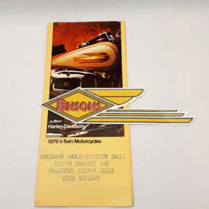 ORIGINAL HARLEY 1979 NEW MODEL PAMPHLET SHOVELHEAD – KNUCKLEHEAD