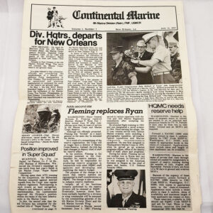 Vintage Continental Marine (July 1977) – Newspaper