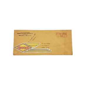 ORIGINAL HARLEY 1946 HARLEY-DAVIDSON FACTORY ENVELOPE – KNUCKLEHEAD