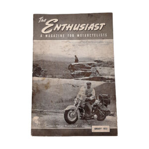 Vintage Harley-Davidson Enthusiast Magazine ( January 1953)