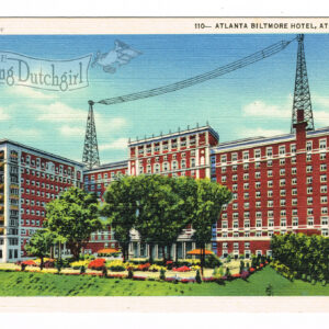 Vintage 1940’s “Biltmore Hotel” Atlanta, Ga. Linen Postcard