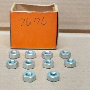 NOS ORIGINAL HARLEY (10) NUTS #7676 – SHOVELHEAD, KNUCKLEHEAD