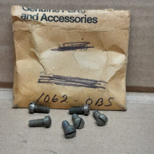 NOS ORIGINAL HARLEY (6) SCREWS #1062 – SHOVELHEAD, KNUCKLEHEAD