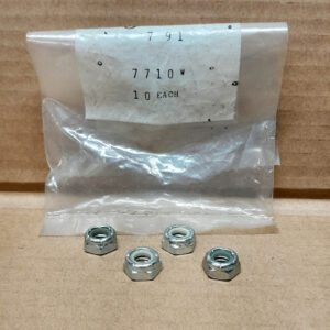 NOS ORIGINAL HARLEY (4) LOCK NUTS #7710W – SHOVELHEAD, KNUCKLEHEAD