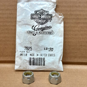 NOS ORIGINAL HARLEY (2 LOCK NUTS) #7825 – SHOVELHEAD, KNUCKLEHEAD