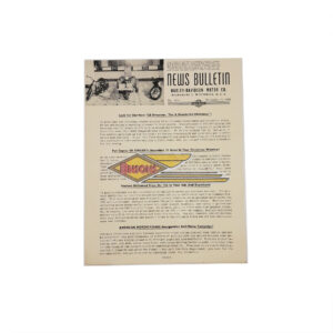 ORIGINAL HARLEY DEALER 1948 NEWS BULLETIN #1071 – PANHEAD, KNUCKLEHEAD