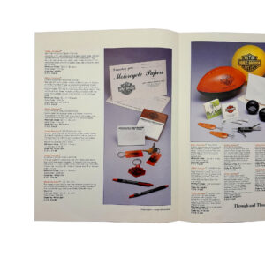 ORIGINAL 1992 HARLEY-DAVIDSON DEALER PROMOTIONAL ITEMS BROCHURE