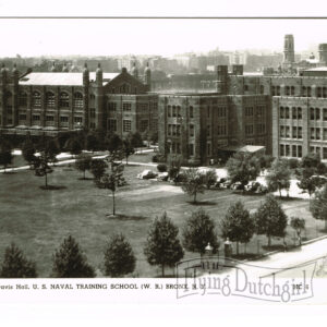 Vintage “U.S. Navy Training” Davis Hall – Bronx, New York, Real Photo Postcard