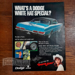 Rare Vintage 1969 Life Magazine Ad for Dodge Polara – Special Edition 10″ x 13″