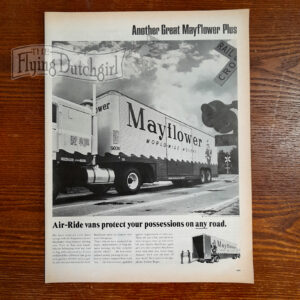 Vintage 1969 Mayflower Moving Co Ad Life Magazine Special Edition 10″ x 13″