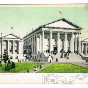 Vintage Postcard – 1910  “State Capitol”  Richmond, Va.