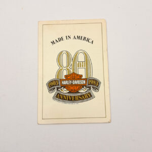 Vintage 1983 80th Anny Harley-Davidson Pocket Calendar – Great Collectible