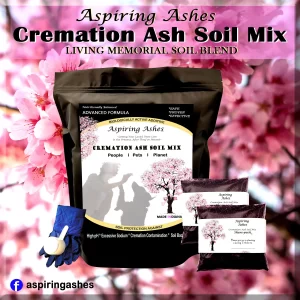 Cremation Ash Soil Mixture: Memorial Kit (Up to 4 Cups of Ashes)