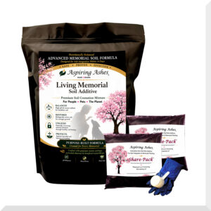 Soil Cremation Mixture for Cremation Ashes: Memorial Kit (Up to 4 Cups of Ashes)