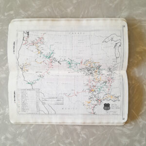 Authentic Original UNION PACIFIC TIMETABLE NUMBER 7. OCT, 1989