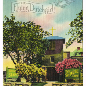 Vintage Linen Postcard – 1930’s  “San Miquel Church”  Santa Fe, N.M.