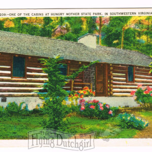 Vintage Linen Postcard – 1930’s  “Hungry Mother State Park”  SW, Va.