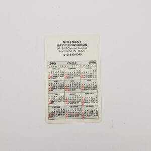 Original 1990 Molenaar Harley-Davidson Pocket Calendar – Great Collectible