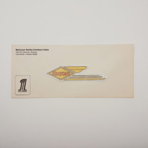 ORIGINAL HARLEY 1970’s (#1) DEALER BUSINESS ENVELOPE SHOVELHEAD – KNUCKLEHEAD