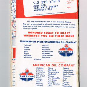 Vintage 1965 ‘Standard Oil’ Central United States Road Map