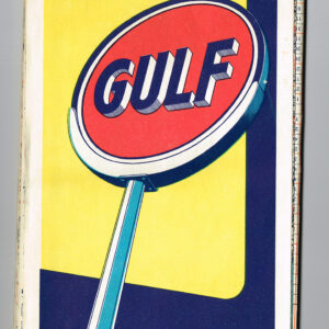 Vintage 1950s ‘ Gulf Gas ‘ Wisconsin – Minnesota Tourgide Road Map