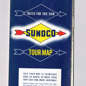 Vintage 1970 ‘ Sunoco Gas ‘ Pennsylvania Tour Map