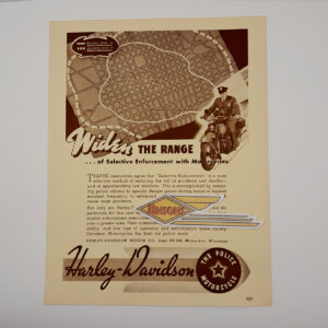 ORIG HARLEY 1938 “POLICE FLYER” (WIDEN THE RANGE) – UL, KNUCKLEHEAD