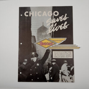 ORIGINAL HARLEY 1949 POLICE (CHICAGO SAVES LIVES) BOOKLET PANHEAD – KNUCKLEHEAD