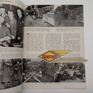 ORIGINAL HARLEY 1949 POLICE (CHICAGO SAVES LIVES) BOOKLET PANHEAD – KNUCKLEHEAD