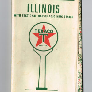 Vintage 1941 ‘Texaco’ Illinois Road Map