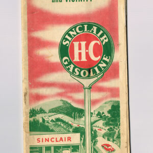 Vintage 1952 ‘ Sinclair Gasoline ‘ Chicago & Vicinity Map