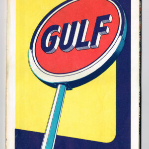 Vintage 1950s ‘ Gulf Gas ‘  Wisconsin / Minnesota Tourgide Road Map