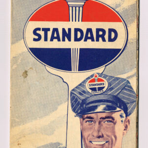 Vintage Late 1950s ‘Standard Oil’ Western USA Highway Road Map