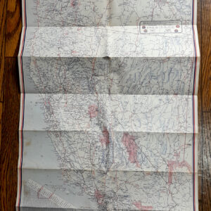 Vintage Late 1950s ‘Standard Oil’ Western USA Highway Road Map