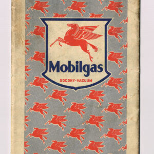 Vintage 1940s ‘ Mobile Gasoline ‘ Michigan and Adjoining States