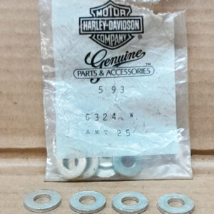 NOS ORIGINAL HARLEY MISC HARDWARE #6324W, ZINC WASHERS – SHOVELHEAD, KNUCKLEHEAD